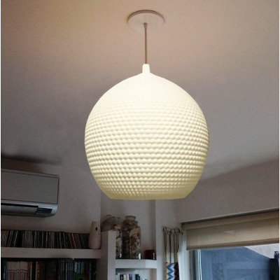 Lampara Colgante 20cm Diseño Deco Exclusivo Sustentable D3d Natural