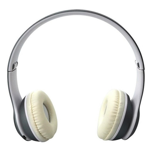 Auriculares Inalambricos Bluetooth Noga Celular Tv Microfono Color Gris