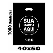 Sacolas Plásticas Personalizadas 40x50 1000 Un Promoção
