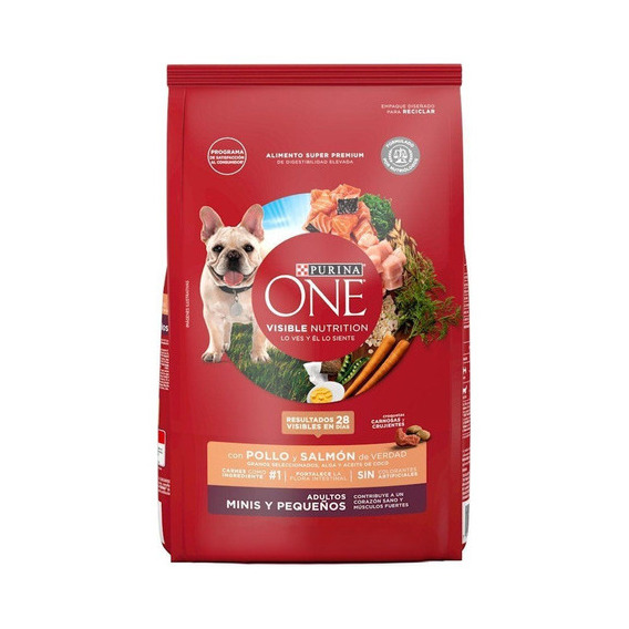 Purina One Adultos Minis/peq Pollo Salmon 3,5 Kg