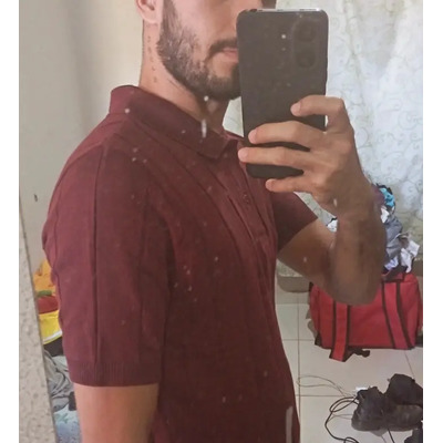 Foto da polo enviada por comprador no Mercado Livre
