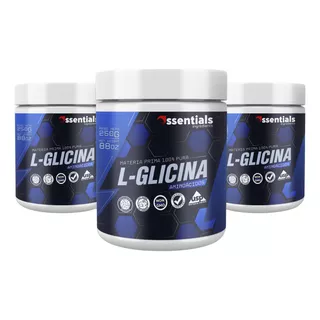 3 Glicina 100% Pura X 250 Gr - g a $160