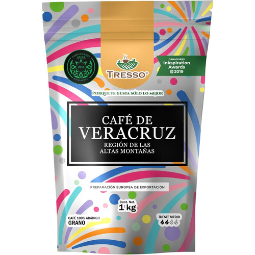 Café Veracruz Región De Las Altas Montañas En Grano