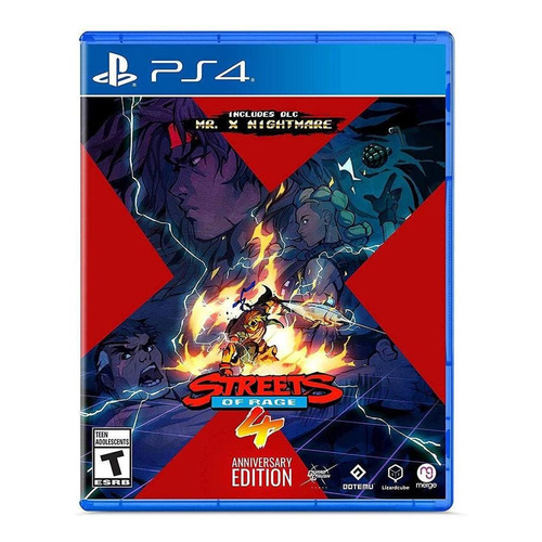 Streets Of Rage 4 Anniversary Edition Ps4