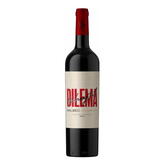 Oferta! Vino Tinto Dilema Malbec Botella 750ml 12,5% Vol