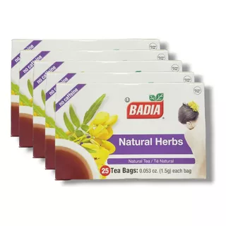Té Badia Natural Herbs 5 Cajas