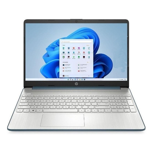 Notebook HP 15-ef2126wm spruce blue 15.6", AMD Ryzen 5 5500U  8GB de RAM 256GB SSD, AMD Radeon RX Vega 7 1920x1080px Windows 10 Home