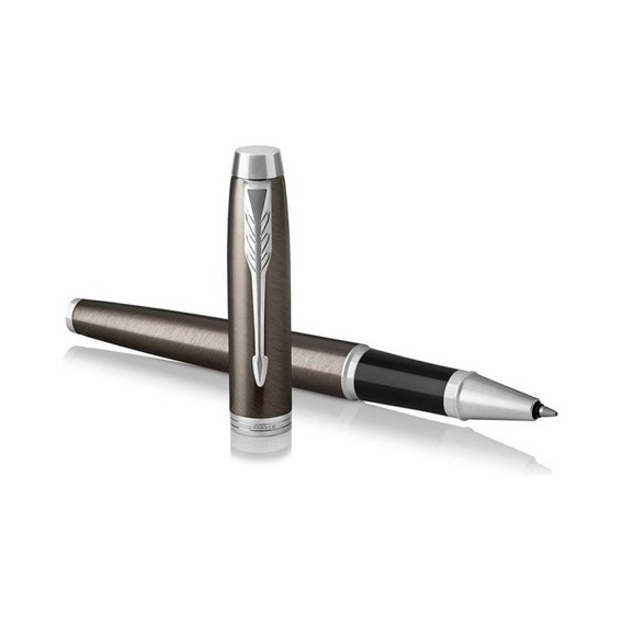 Pluma Parker Im Dark Espresso Chrome Trim Rollerball Fine