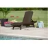 Reposera Piscina Simil Rattan. !!! Color Marrón