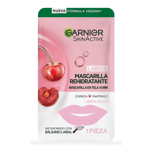 Mascarilla Para Labios Garnier 1 Pieza Momento de aplicación Día/Noche Tipo de piel Cherry