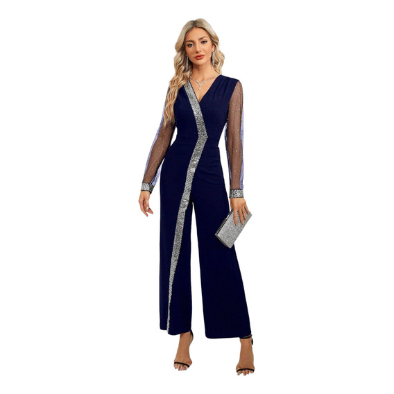 Entero Jumpsuit Mono Fiesta Lentejuela El 212