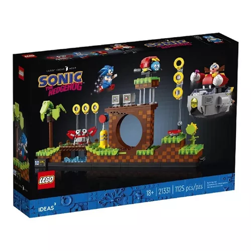 Lego Ideas Sonic 21331 - Sonic The Hedgehog: Green Hill Zone Quantidade De  Peças 1125