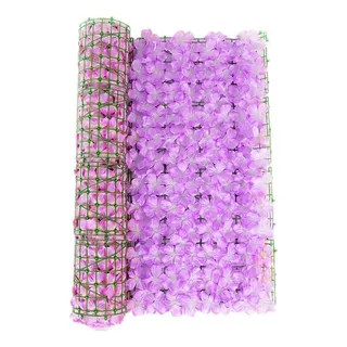 Flor Artificial Para Decoración Panel Pared Muro 3mt