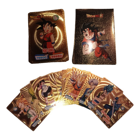 Cartas X 54 Goku Dragón Ball Super Metalizadas Coleccionable