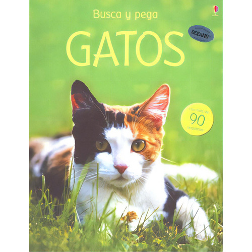 Busca Y Pega Gatos, De Sin . Editorial Usborne, Tapa Blanda, Edición 1 En Español