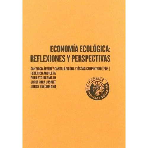 Economía Ecológica, De Aa. Vv.. Editorial Círculo De Bellas Artes (w), Tapa Blanda En Español