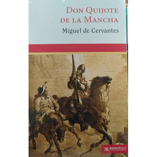 Don Quijote De La Mancha, De Miguel De Cervantes. Editorial Boek, Tapa Blanda En Español, 1