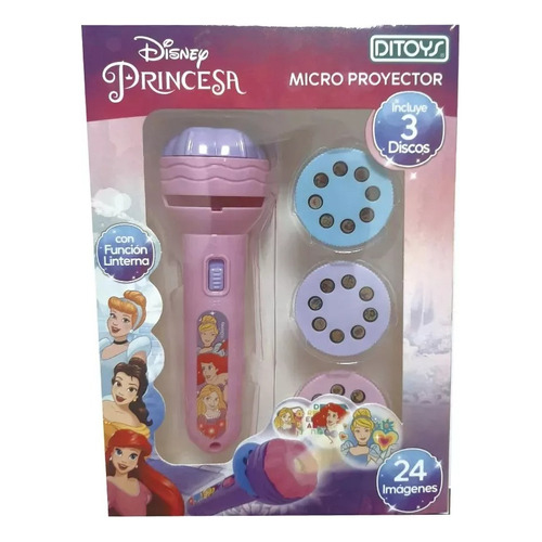 Linterna Micro Proyector Princesa Disney Ditoys 2591