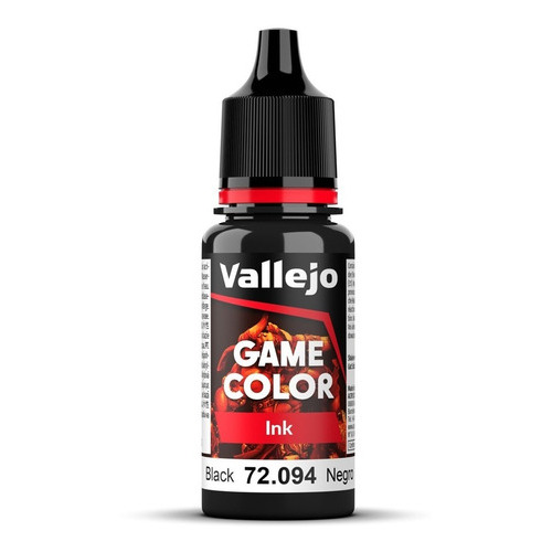 Game Color 17ml.094-tinta Negro Color 72094 TINTA NEGRA-BLACK INK