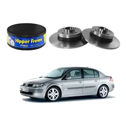  Disco Freio Traseiro Megane 1.6 2.0 2006 A 2009