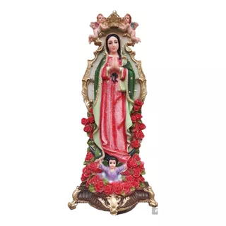 Virgen De Guadalupe De Pared Y Base Para Mesa 60cm.