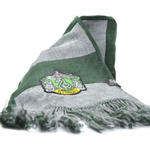 Bufanda Slytherin Harry Potter, Dw Clothing Color Verde Diseño De La Tela Rayado