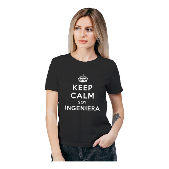 Polera Mujer Ingeniera Profesiones Algodón Orgánico Wiwi