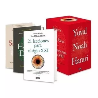 Estuche De Yuval Noah Harari Sapiens Homo Deus 21 Lecciones