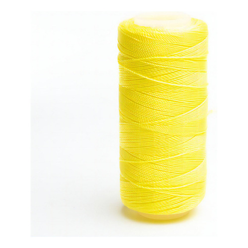 Caja 6 Pzs Hilo Crochet Nylon Sedificado Selanusa Color Amarillo Limon