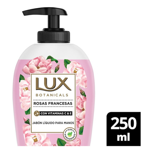 Lux Jabon Liquido Para Manos Rosas Francesas Con Dosif 250ml