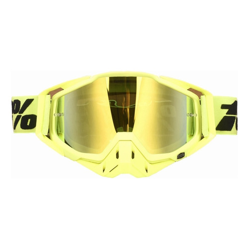 Gafas De Motocross Rzr Moto - Gafas De Motocicleta Amarillo