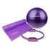 Set De Pilates Best Power Fitness 130094 Mat de Yoga Pelota Ring Color Violeta