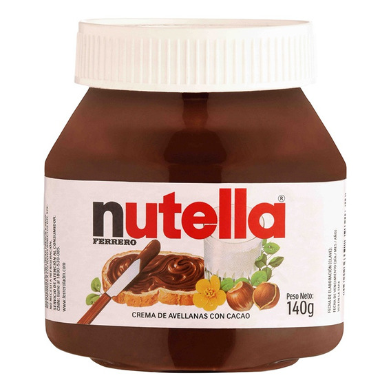 Crema Avellana Nutella 140gr