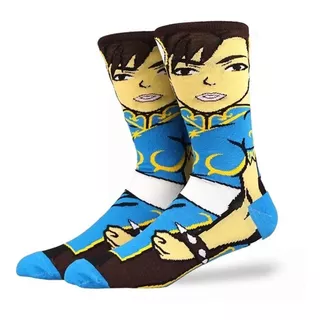 Calcetines Calcetas Algodón Chun Li - Street Fighter Adulto