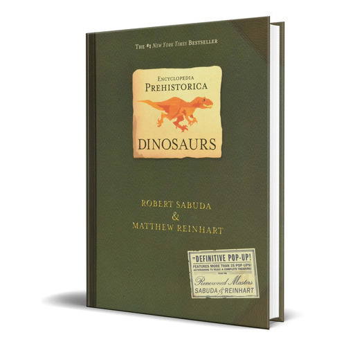Enciclopedia Prehistorica Dinosaurios, De Robert Sabuda. Editorial Candlewick Press, Tapa Dura En Inglés, 2005