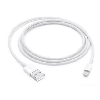Apple Cable Cargador Lightning Usb  Mque2am/a Blanco 1m Orig