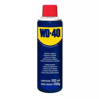 Wd40 Óleo Desengripante Lubrificante Multiuso Spray 300ml 