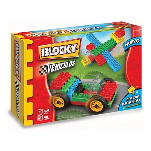 Blocky Vehiculos 40 Piezas Art 01-0600