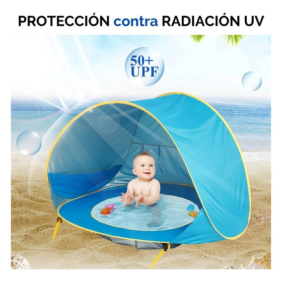 Carpa De Playa Para Bebé Y Niños Anti Radiacion- Uv