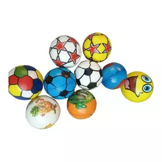 Pack De 12 Pelotas De Goma Anti Estrés Ak Sport