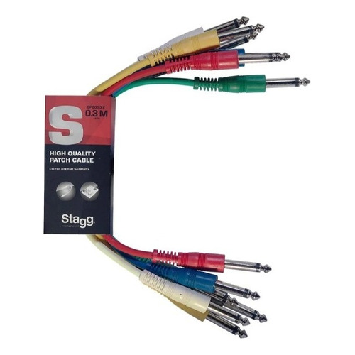 Cable Stagg Plug Plug Interpedal De 30 Cm - Spc030e