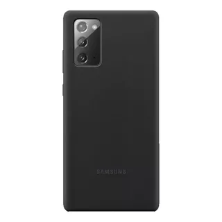 Funda Galaxy Note 20 Samsung Silicone Cover Suave Original  Negro Silicon