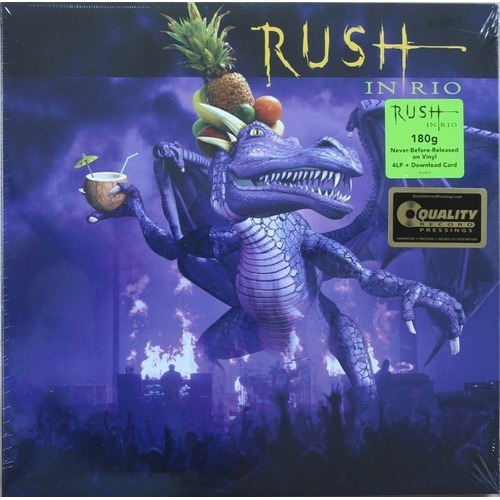Rush Rush In Rio Vinilo Nuevo 4lps Box Envio Gratis