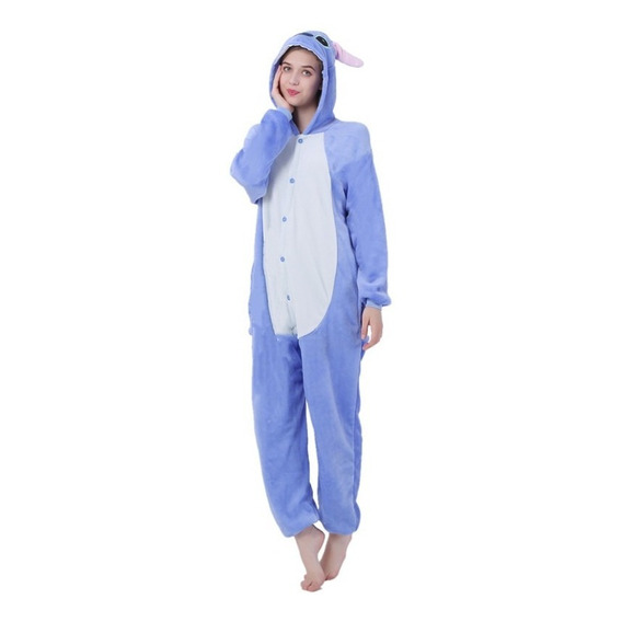 Kigurumi Pijama Mameluco Disfraz Stitch Cosplay Moda Kawaii