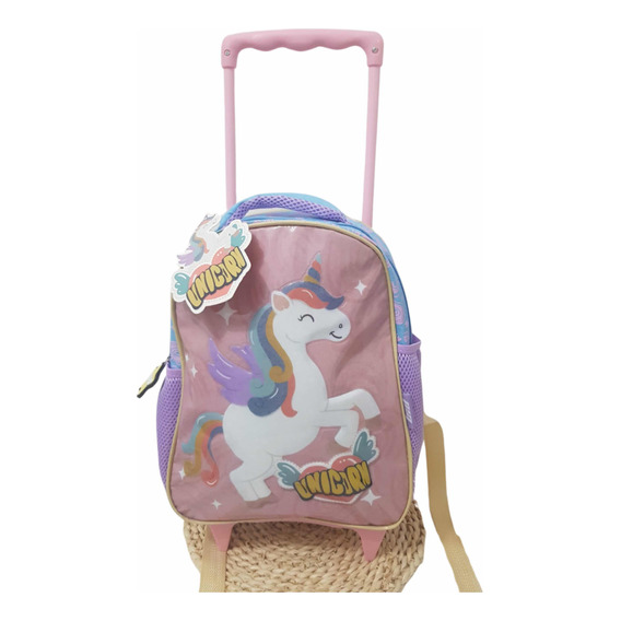 Mochilas Unicornio, C/carrito, Ruedas, Preescolar, Calidad!