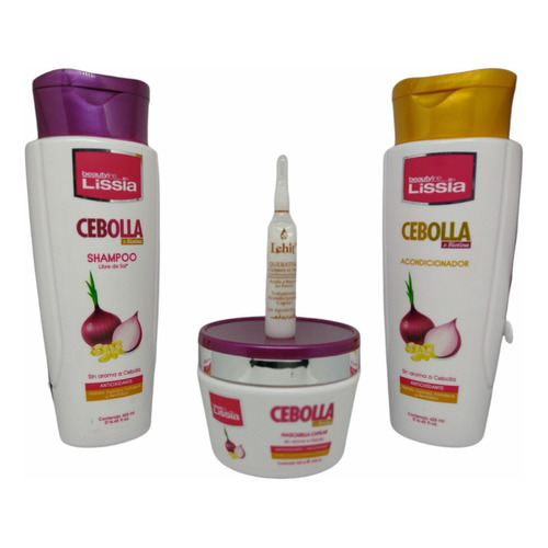  Shampoo Más Acondicionador Y Mascarilla De Cebolla