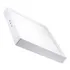 Foco Panel Led Plafon Sobrepuesto Cuadrado 18w Luz Fria 21cm Color Blanco Blanco