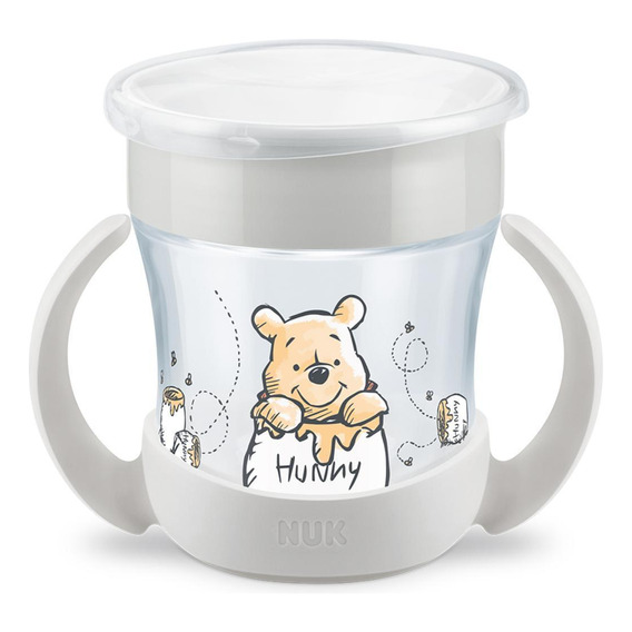 Taza de entrenamiento Disney Pooh Nuk Mini Magic 360º con asa