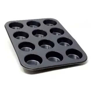 Molde Para Muffins 26 X 34,5 X 3 Cm, Diámetro 7 Cm Yop