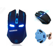 Mouse Bluetooth Gamer Iron Man